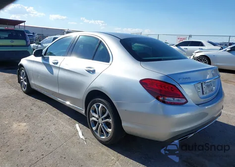 2015 Mercedes-Benz C 300 4Matic from USA, damaged, VIN 55SWF4KB4FU007430